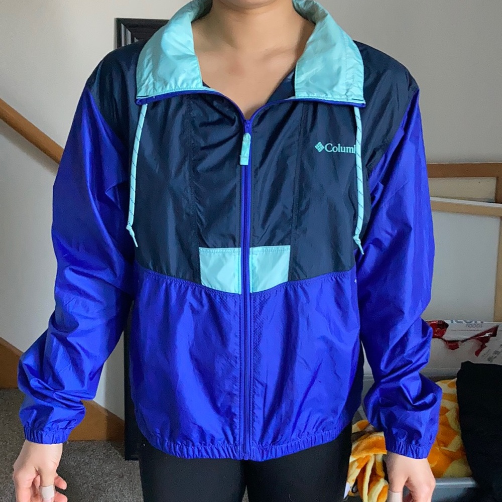 Columbia wind breaker / rain jacket